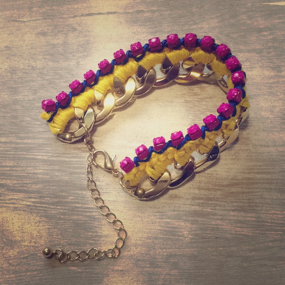 Gold Colorblock Bracelet